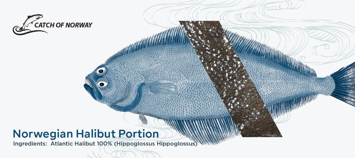 Norwegian Atlantic Halibut Fillet Skinless Catch of Norway Seafood
